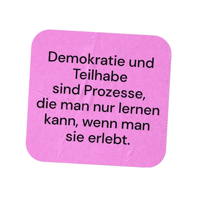  sticker erlebte demokratie