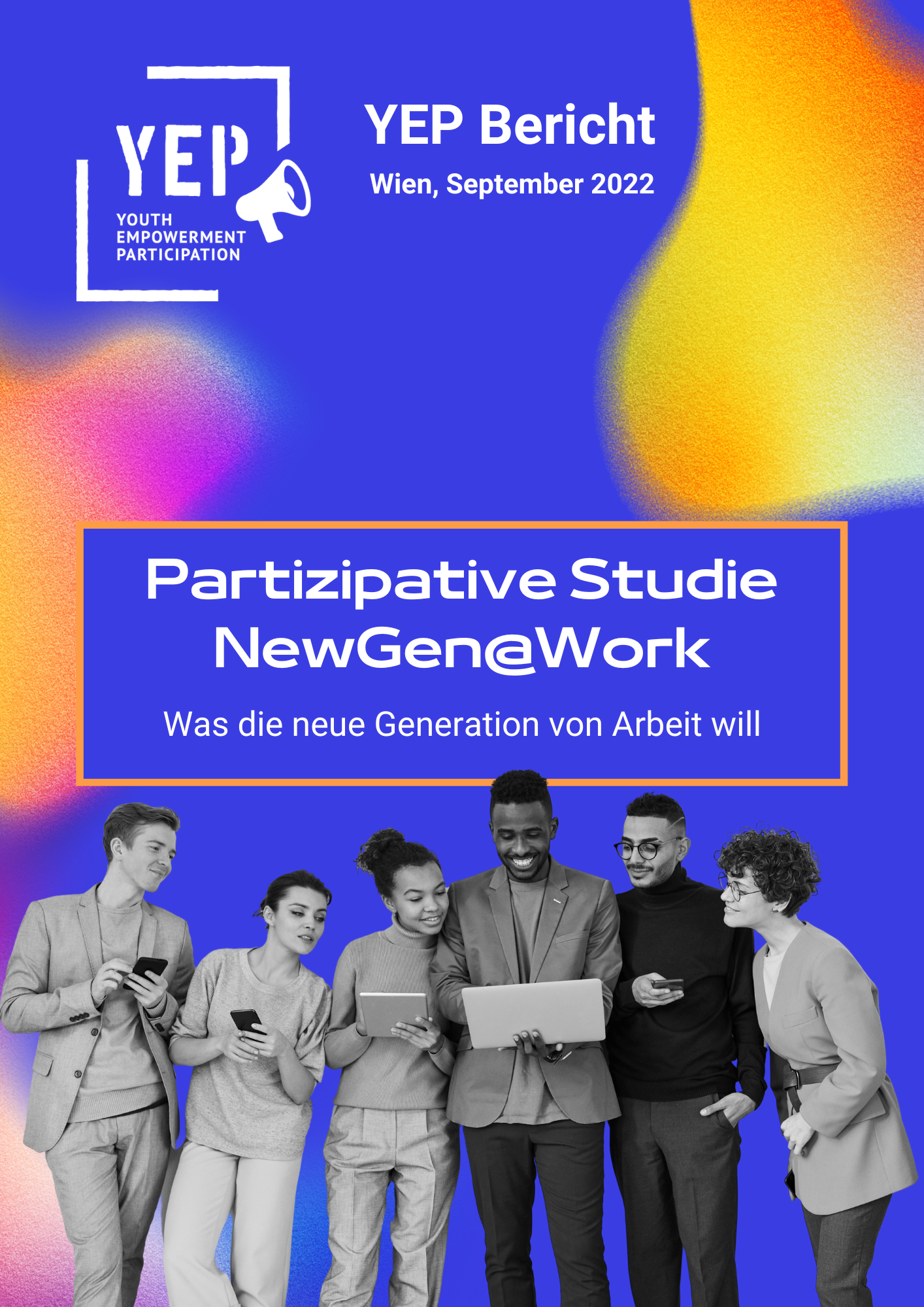 Cover des YEP-Jugendberichts New Gen at work