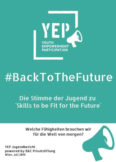 Cover des YEP-Jugendberichts Skills for future