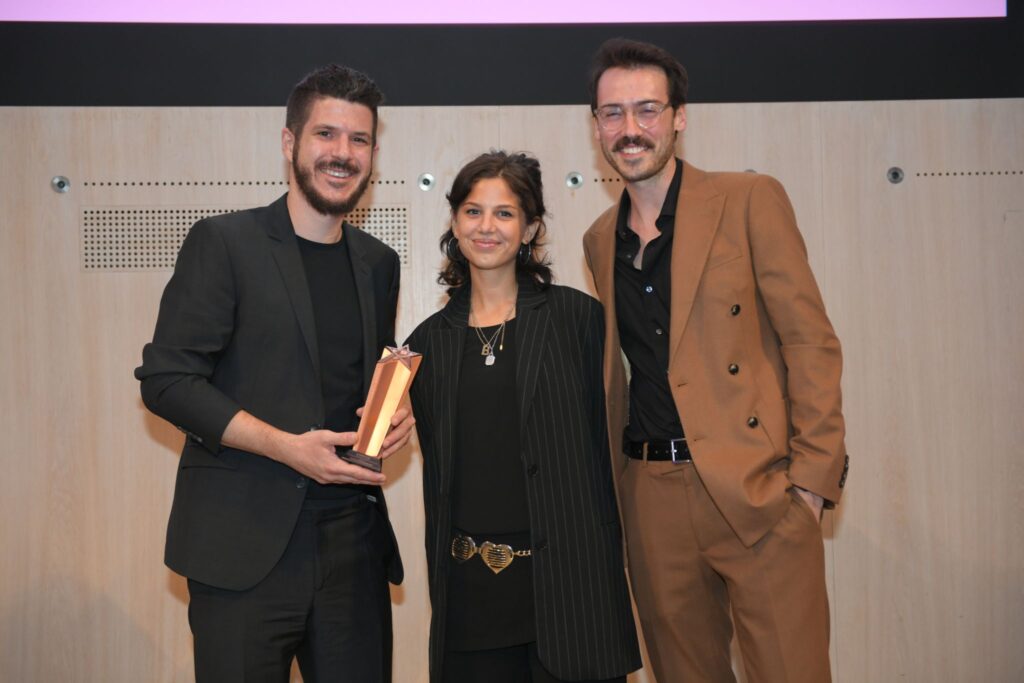 Bekki Grüner und P&B Agentur bei der Zeremonie