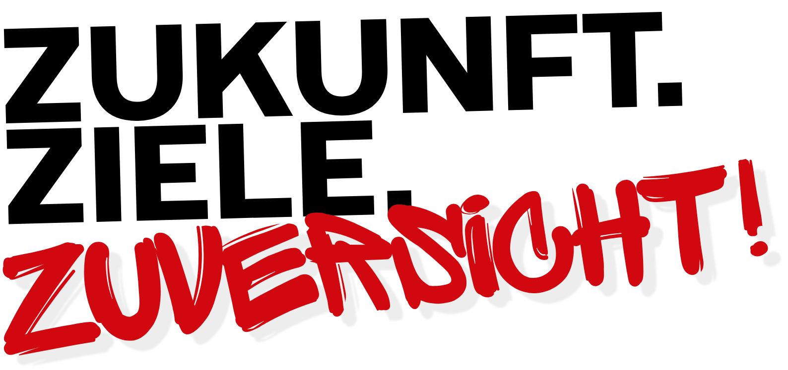 zukunft. ziele. zuversicht logo